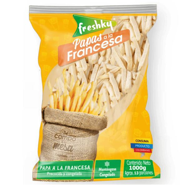 papa francesa 1000 g Aprox 13 porciones